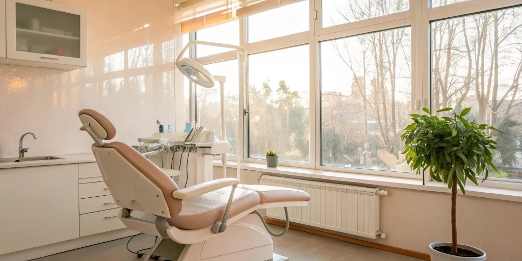 Relaxing Metairie dental office for anxious patients.