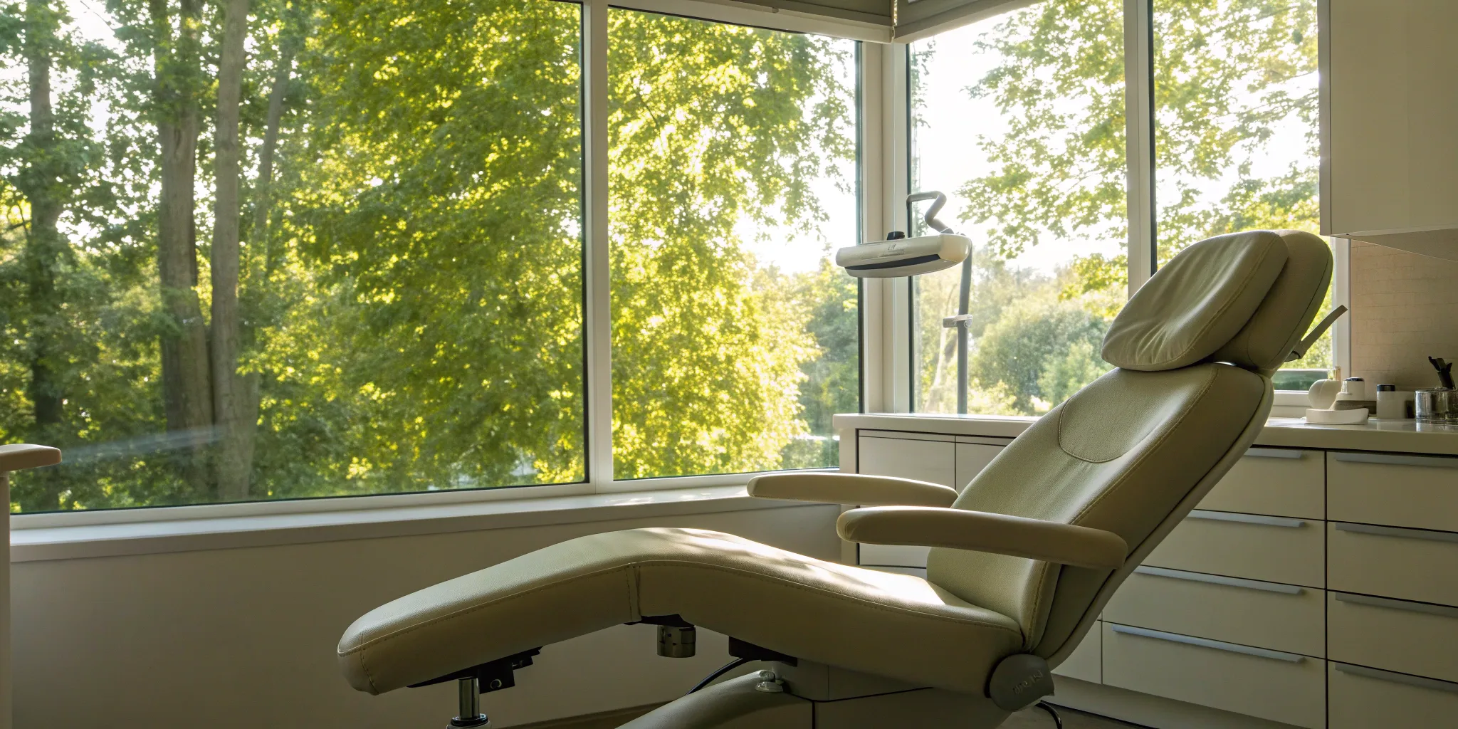 Patient in dental chair during IV sedation for wisdom teeth removal.